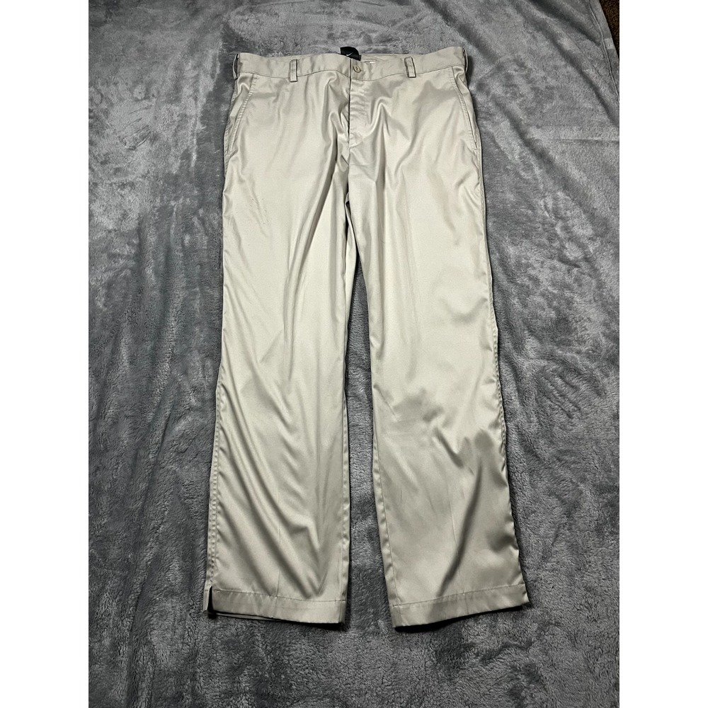 Nike Golf Men 38x32 Performance Victory Fit Dri Pants Khaki